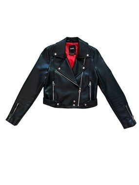 Pull&Bear Faux Leather Moto Jacket